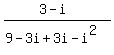 %283-i%29%2F%289-3i%2B3i-i%5E2%29
