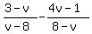 %283-v%29%2F%28v-8%29-%284v-1%29%2F%288-v%29