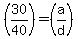 %2830%2F40%29+=+%28a%2Fd%29