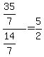 %2835%2F7%29%2F%2814%2F7%29=5%2F2