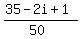 %2835-2i%2B1%29%2F%2850%29