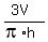 %283V%29%2F%28pi%2Ah%29