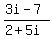 %283i+-+7%29%2F%282%2B5i%29