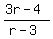 %283r-4%29%2F%28r-3%29