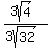 %283sqrt%284%29%29%2F%283sqrt%2832%29%29+