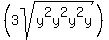 %283sqrt%28y%5E2y%5E2y%5E2y%29+%29