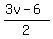 %283v-6%29%2F2