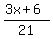 %283x%2B6%29%2F21