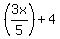 %283x%2F5%29%2B4