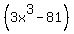 %283x%5E3-81%29