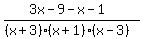 %283x-9-x-1%29%2F%28%28x%2B3%29%28x%2B1%29%28x-3%29%29