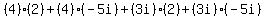 %284%29%282%29%2B%284%29%28-5i%29%2B%283i%29%282%29%2B%283i%29%28-5i%29