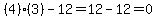 %284%29%283%29-12=12-12=0