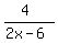 %284%29%2F%282x-6%29