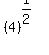 %284%29%5E%281%2F2%29