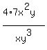 %284%2A7x%5E2y%29%2Fxy%5E3