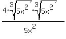 %284%2Aroot%283%2C5x%5E2%29root%283%2C5x%5E2%29%29%2F%285x%5E2%29