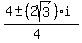 %284%2B-+%282sqrt%283%29%29i%29%2F%284%29