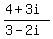 %284%2B3i%29%2F%283-2i%29
