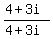 %284%2B3i%29%2F%284%2B3i%29