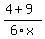 %284%2B9%29%2F6x