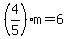 %284%2F5%29m=6