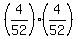 %284%2F52%29%2A%284%2F52%29