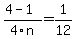 %284-1%29%2F4n+=+1%2F12