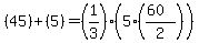 %2845%29%2B%285%29=%281%2F3%29%285%28%2860%29%2F2%29%29
