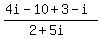 %284i+-+10+%2B+3+-+i%29%2F%282%2B5i%29