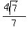 %284sqrt%287%29%29%2F7