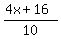 %284x%2B16%29%2F+10