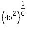 %284x%5E2%29%5E%281%2F6%29