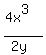 %284x%5E3%29%2F%282y%29