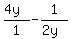 %284y%29%2F1+-+1%2F%282y%29+