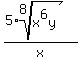 %285%2Aroot%288%2Cx%5E6y%29%29%2Fx