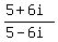 %285%2B6i%29%2F%285-6i%29