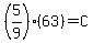 %285%2F9%29%2863%29=C