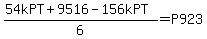 %2854kPT%2B9516-156kPT%29%2F6=P923