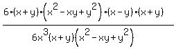 %286%28x%2By%29%28x%5E2-xy%2By%5E2%29%28x-y%29%28x%2By%29%29%2F%286x%5E3%28x%2By%29%28x%5E2-xy%2By%5E2%29%29