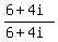 %286%2B4i%29%2F%286%2B4i%29