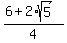 %286+%2B+2%2Asqrt%285%29%29+%2F+4
