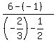 %286-%28-1%29%29%2F%28%28-2%2F3%29-1%2F2%29%29