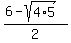 %286-sqrt%284%2A5%29%29%2F2