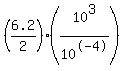 %286.2%2F2%29%2A%2810%5E3%2F10%5E-4%29