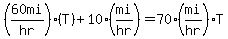 %2860mi%2Fhr%29%28T%29%2B10%28mi%2Fhr%29=70%28mi%2Fhr%29T