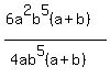 %286a%5E2b%5E5%28a+%2Bb%29%29%2F%284ab%5E5%28a%2Bb%29%29