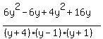 %286y%5E2-6y%2B4y%5E2%2B16y%29%2F%28%28y%2B4%29%28y-1%29%28y%2B1%29%29%29