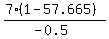%287%281-57.665%29%29%2F%28-0.5%29