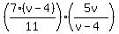 %287%28v-4%29%2F11%29%2A%285v%2F%28v-4%29%29